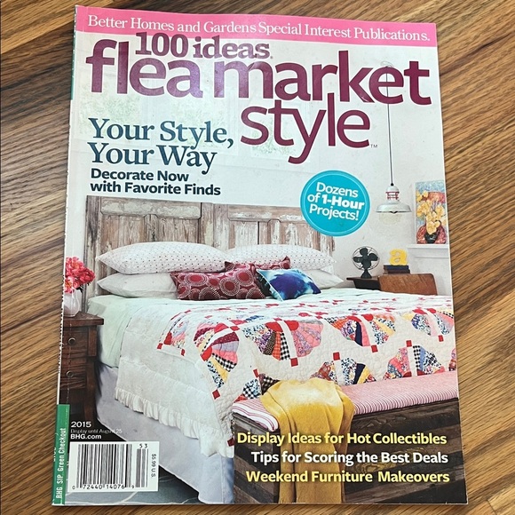 Lot of 4 Flea Market Style Magazine Collection Vintage Antiques Decor Collecting - Picture 6 of 11